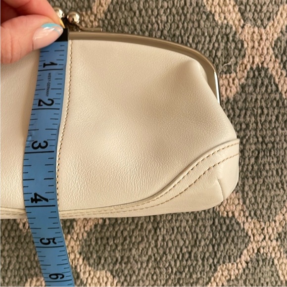 COACH White Leather Clutch/Pouch - Picture 8 of 9